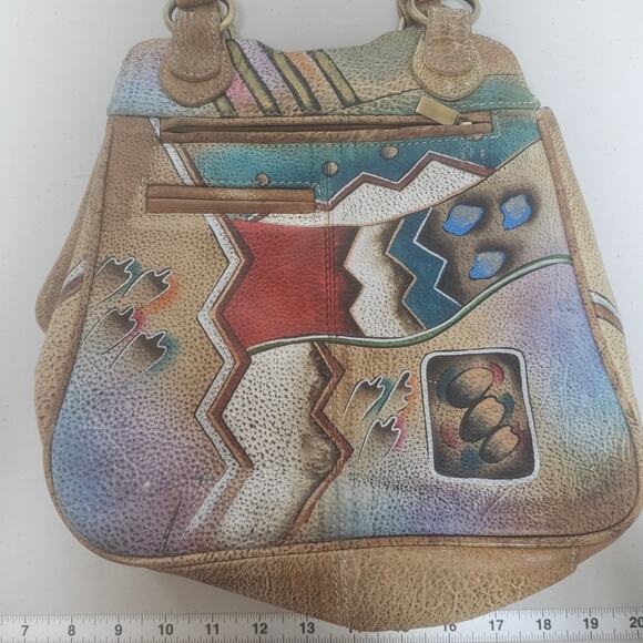 BIACCI handpainted leather purse never used - Picture 3 of 11